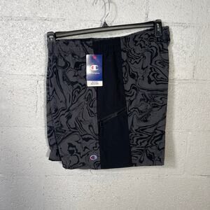 Champion Black & Stealth 7'' Liquid Marble Hybrid Shorts  XXL